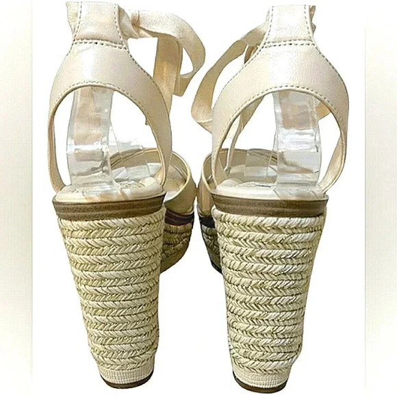 VC Retro 11 Sexy Baddie Platform Wedge Espadrilles Strappy Sandals New - Picture 2 of 7